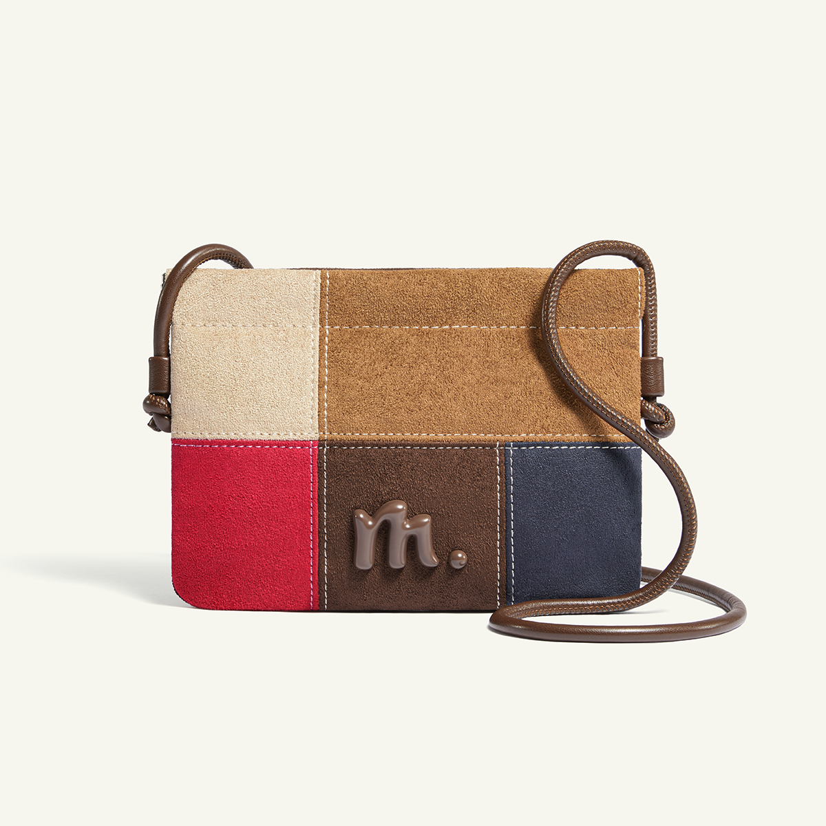 Mossdoom Avela Crossbody Bag - กระเป๋าสะพายข้างผ้าปะติดปะต่อหลากสี