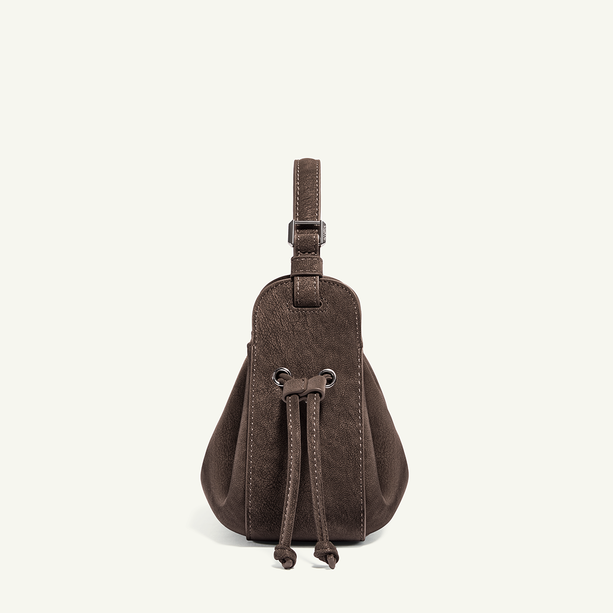 Mossdoom Tilia Crossbody Bag - กระเป๋าถือหนังกลับขนาดเล็กรูปทรงคล้ายเกี๊ยว มีสายสะพายไหล่ยาว