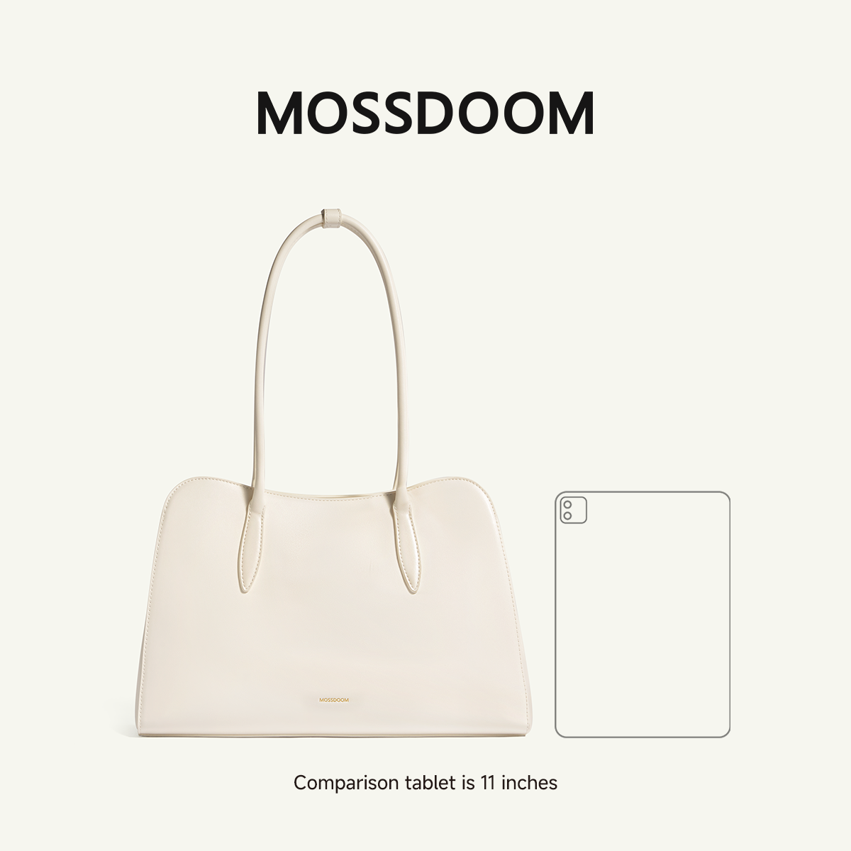 Mossdoom Muse Lorelia Shoulder Bag - กระเป๋าโท้ทหรูหรา ขนาดใหญ่ คุณภาพสูง