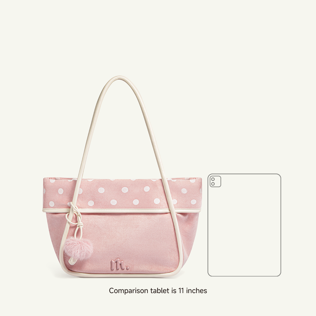 Mossdoom Kara Tote Bag - กระเป๋าผู้หญิงลายจุด จุของเยอะ น้ำหนักเบา