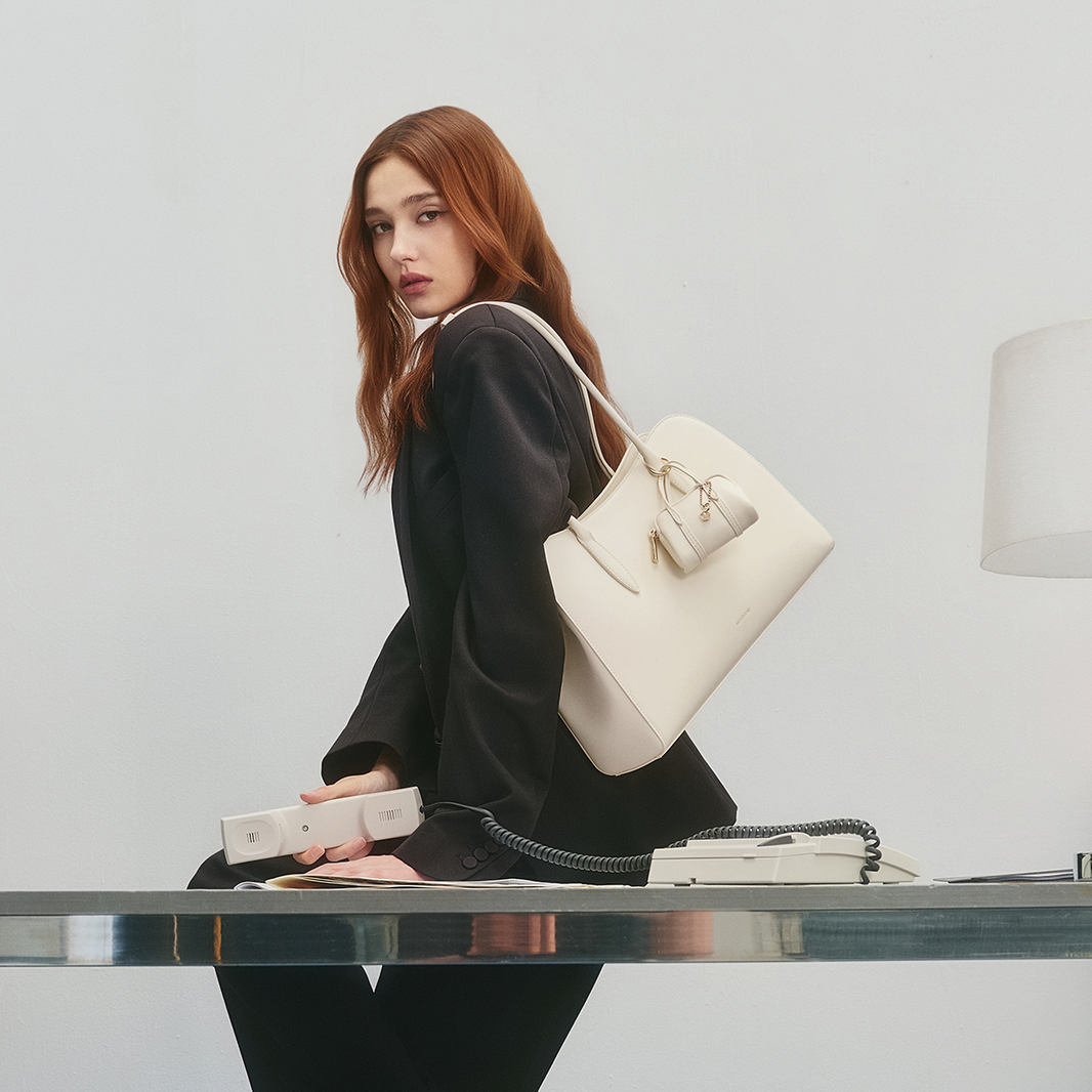 Mossdoom Muse Lorelia Shoulder Bag - กระเป๋าโท้ทหรูหรา ขนาดใหญ่ คุณภาพสูง